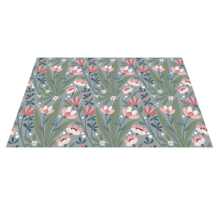Original placemat floral pattern table - TenStickers