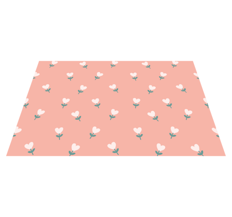 Original placemat charming floral design - TenStickers