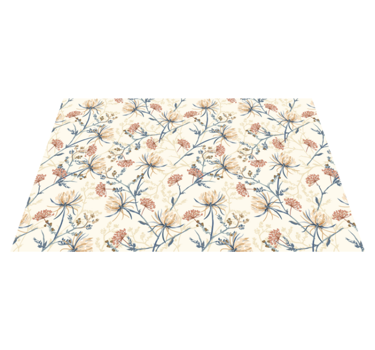 Original placemat floral design tabletop - TenStickers