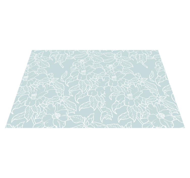 Floral print layer placemat - TenStickers