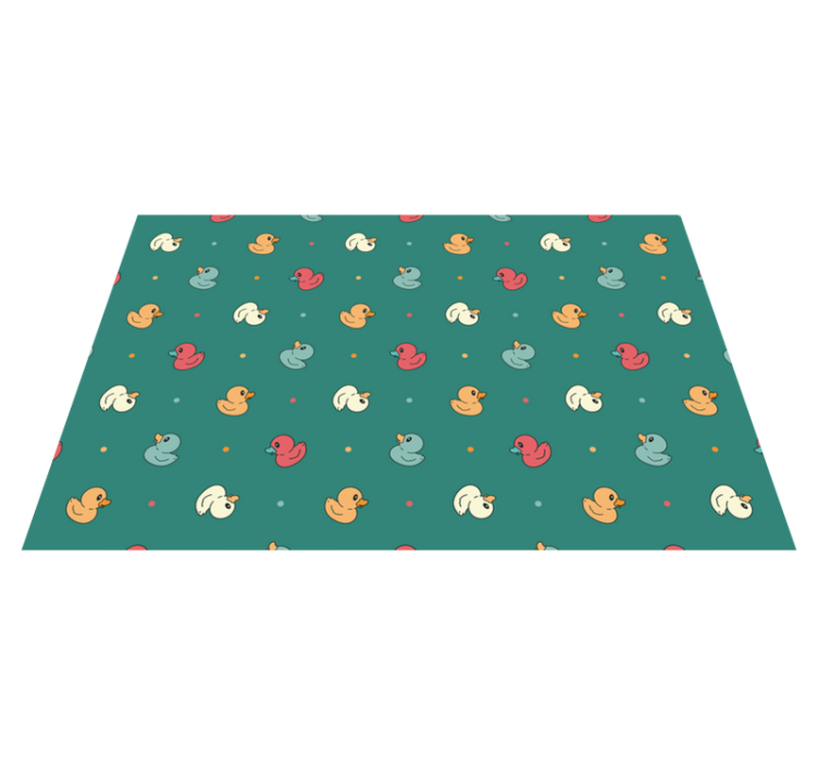 Children placemat colorful duck design - TenStickers