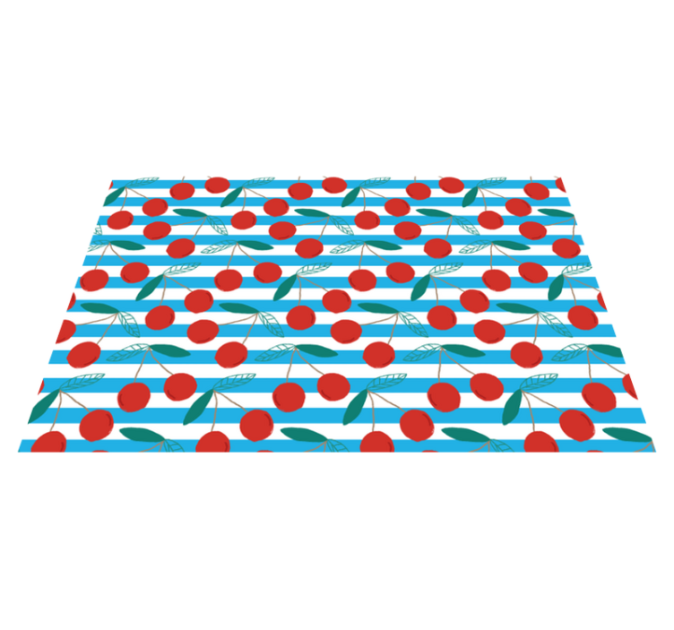 Original placemat with cherry patterned surface - TenStickers