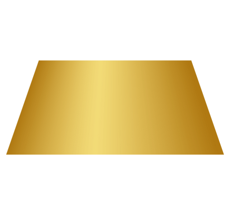 Gold metallic Vinyl placemats - TenStickers