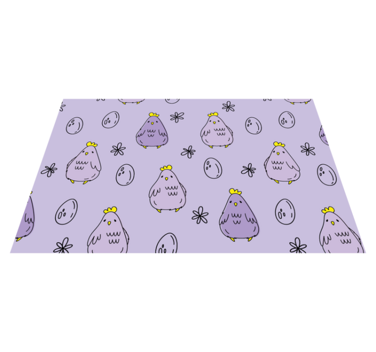 Children placemat cute chickens design - TenStickers