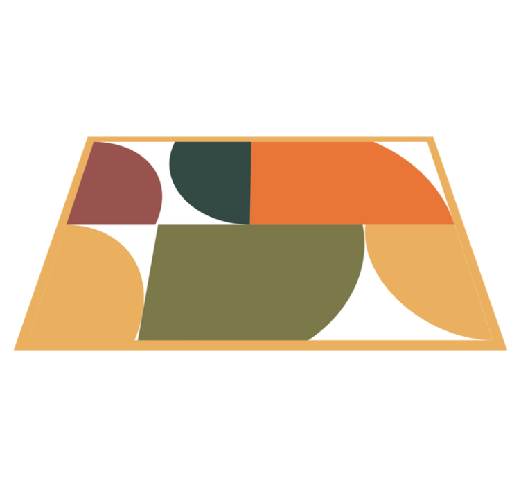 Modern placemat with chic geometric designs - TenStickers