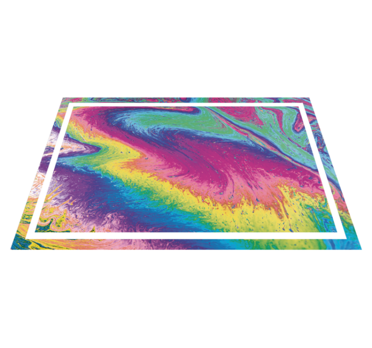 Original placemat vibrant abstract design - TenStickers