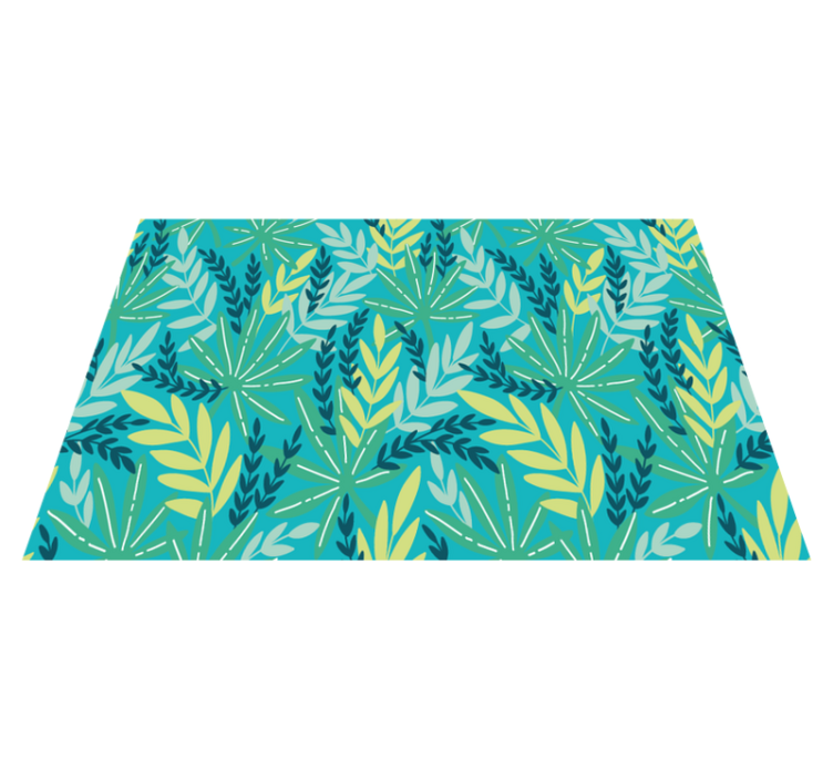 Original placemat leafy botanical design - TenStickers