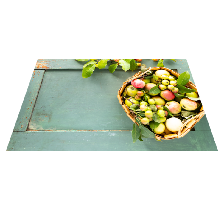 Placemat for home fruit basket display - TenStickers