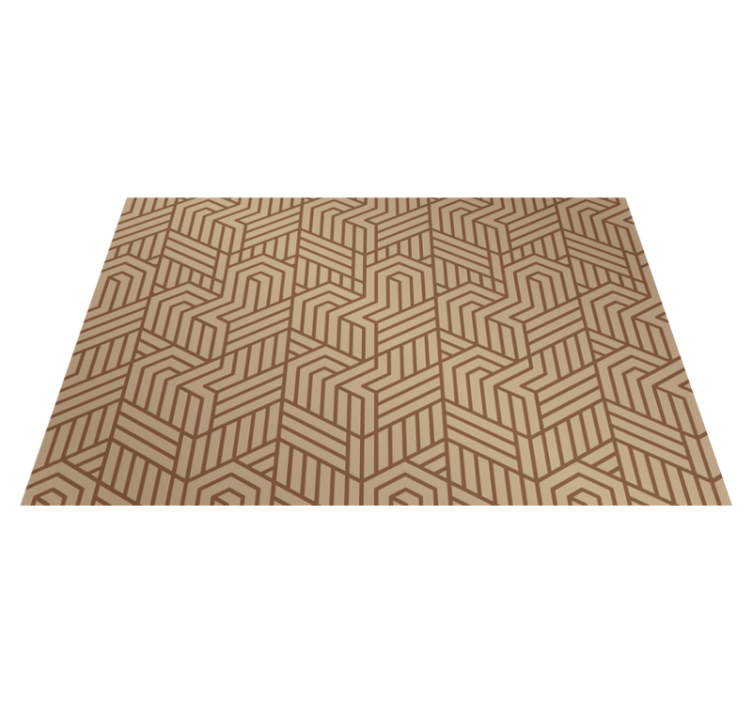 Modern placemat with geometric texture design - TenStickers