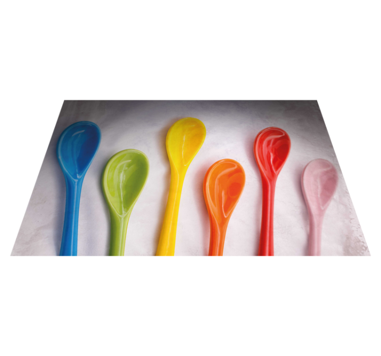 Vibrant kitchen utensils placemat for home - TenStickers