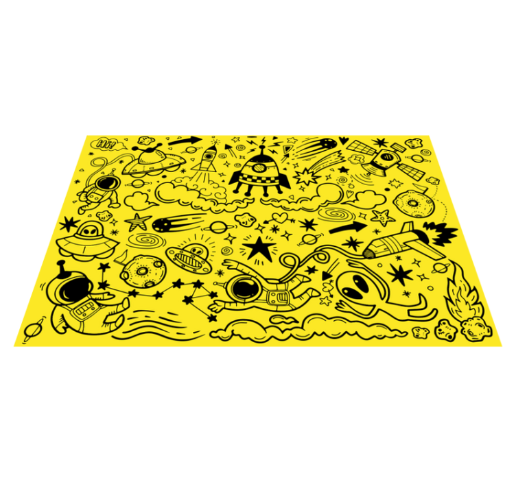 Children placemat space adventure designs - TenStickers
