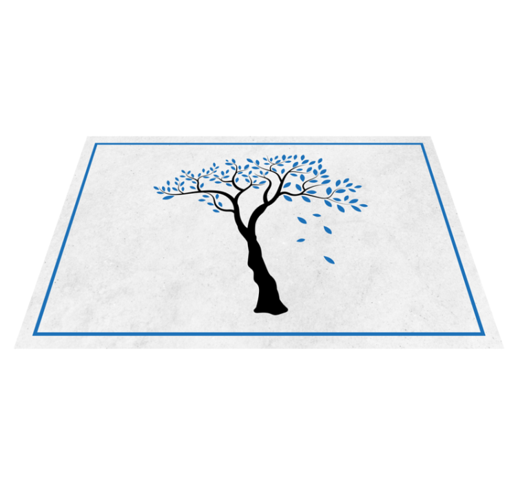 Original placemat elegant tree design - TenStickers