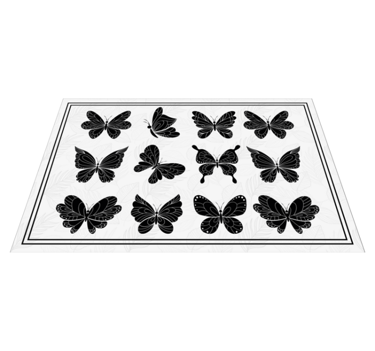 Original placemat butterfly pattern collection - TenStickers