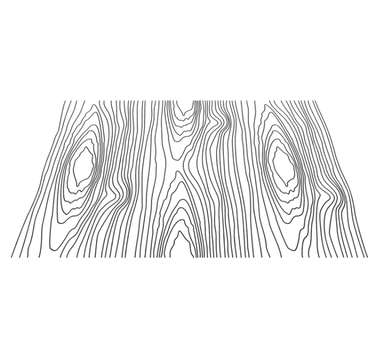 Wood grain pattern placemat - TenStickers