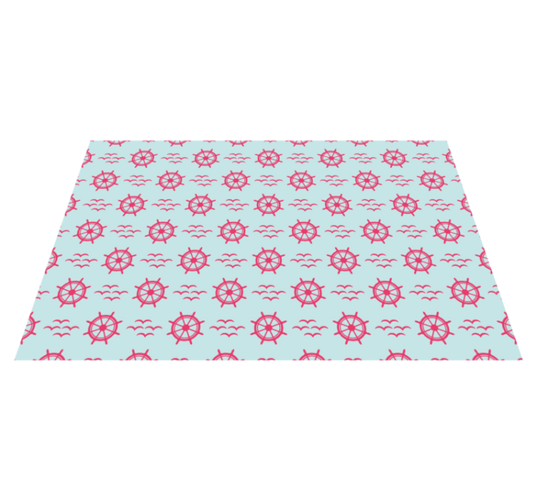 Original placemat nautical steering wheel design - TenStickers