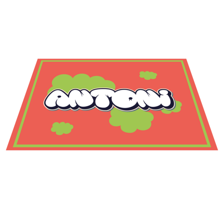 Customisable placemat personalized fun name - TenStickers
