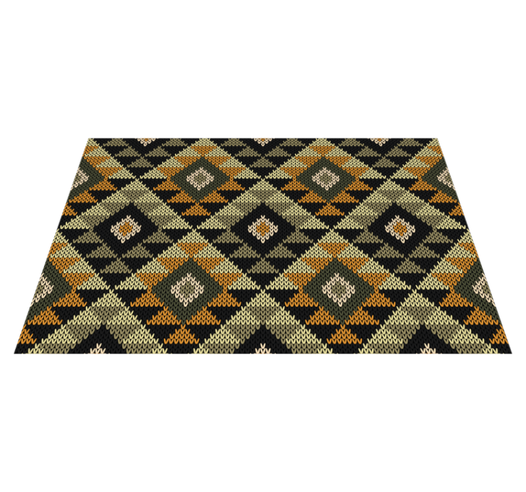 Chic geometric motif placemat - TenStickers