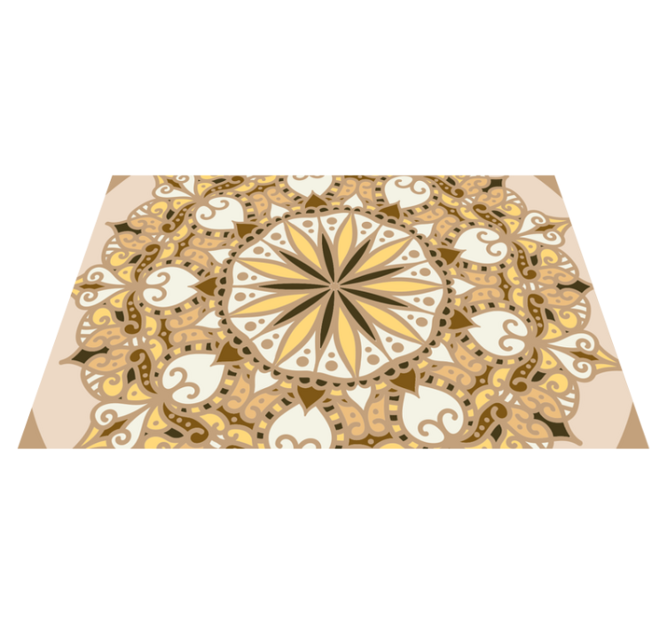 Original placemat with intricate geometric design - TenStickers