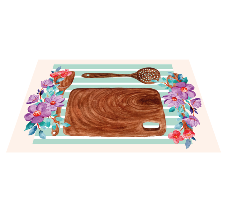 Original placemat elegant dining experience - TenStickers