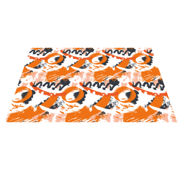 Abstract colorful pattern placemat - TenStickers