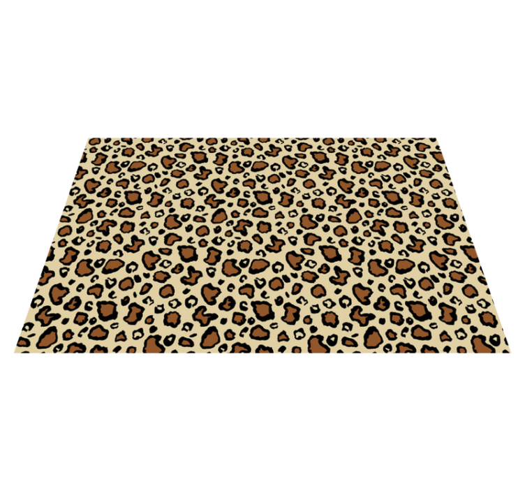 Leopard print motif placemat - TenStickers