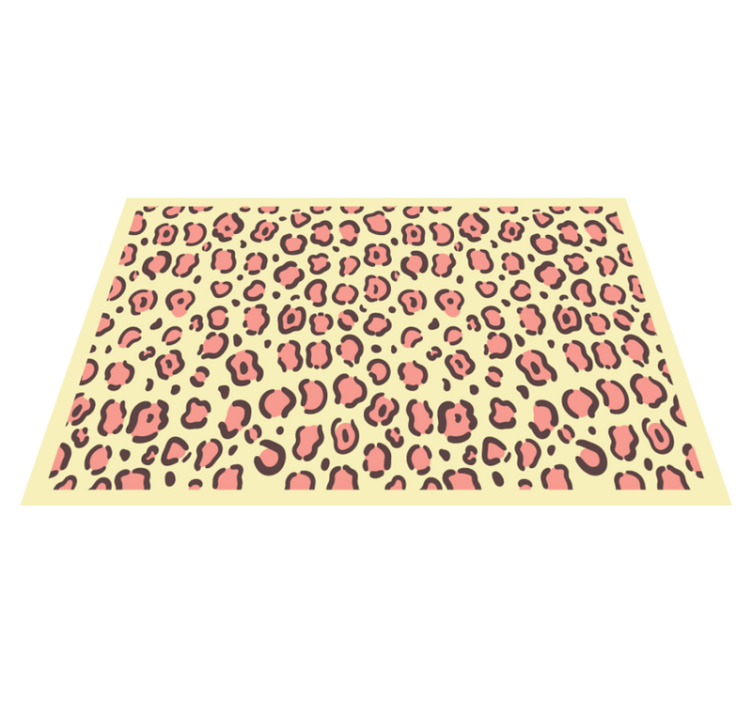 Leopard motif style placemat - TenStickers