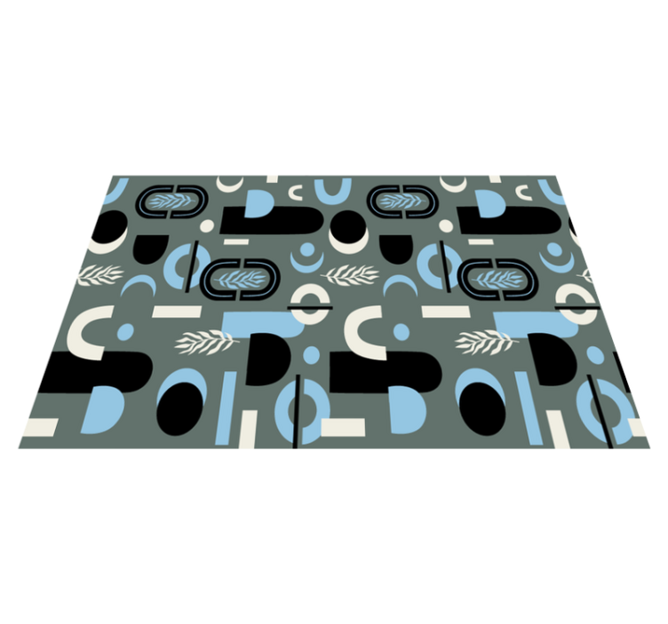 Modern placemat with geometric pattern design - TenStickers