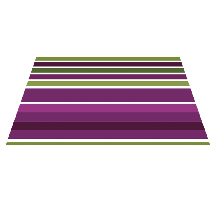 Bold horizontal stripes placemat - TenStickers