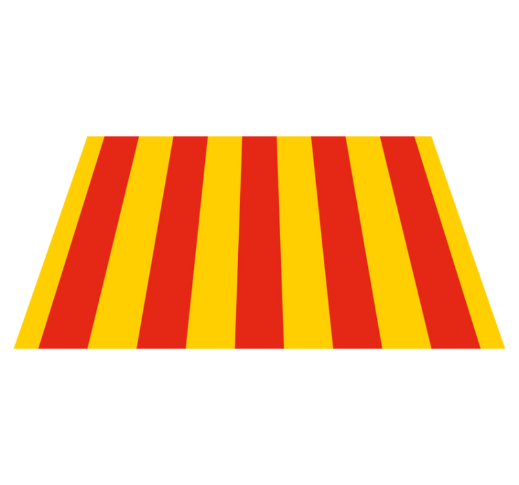 Original placemat with bold striped design - TenStickers