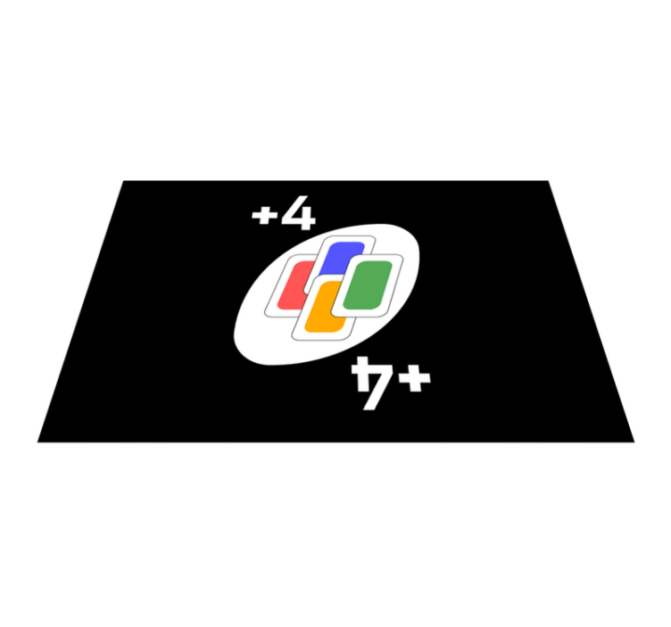 Original placemat inspired by card game design - TenStickers