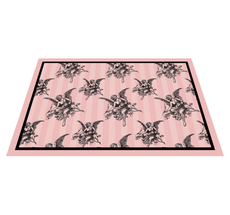 Toile jouy pattern art design Vinyl placemats - TenStickers