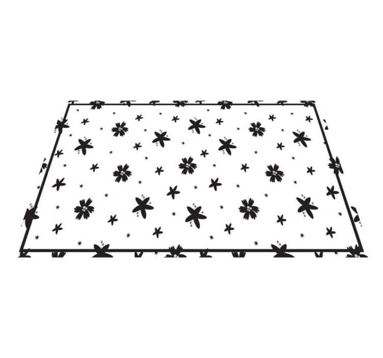 Floral decorated surface placemat - TenStickers