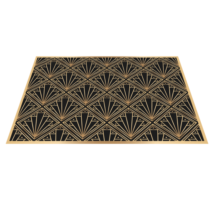 Art deco pattern placemat - TenStickers