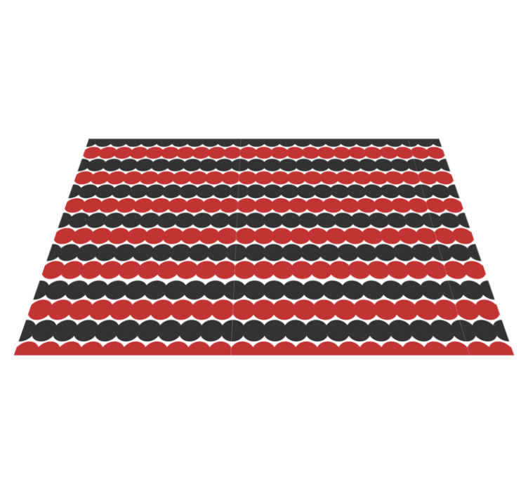 Modern placemat with layered circular design - TenStickers