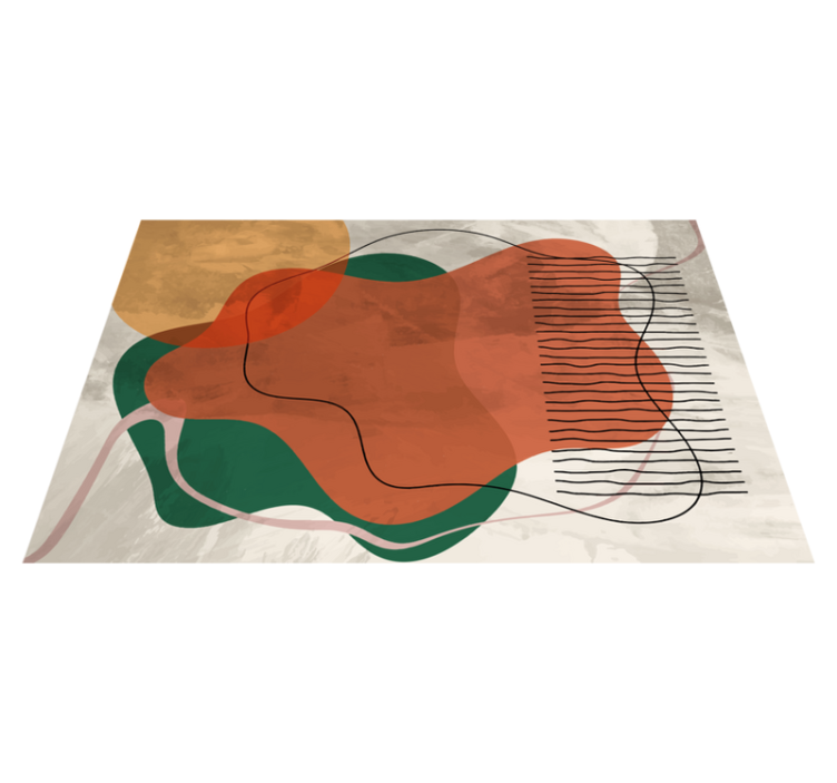 Modern placemat in colorful abstract designs - TenStickers