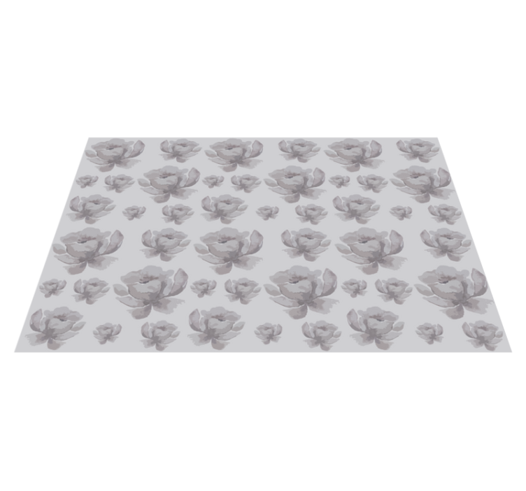Flower pattern surface placemat - TenStickers