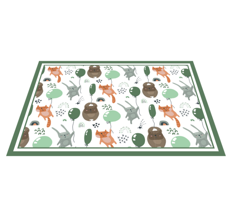 Children placemat with fun animal designs - TenStickers