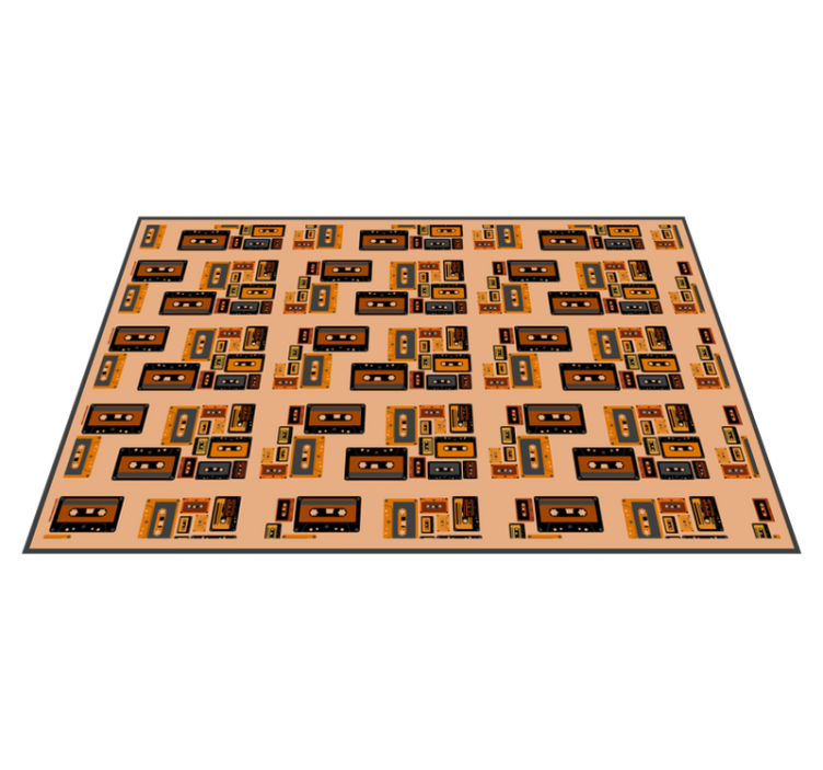 Original placemat retro cassette design - TenStickers