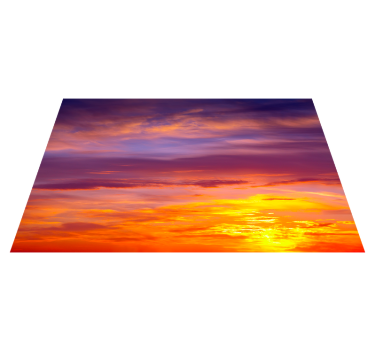 Colourful sunset aesthetic original placemats - TenStickers