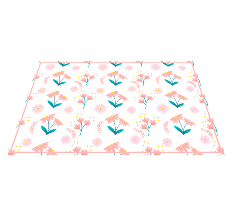 Original placemat floral patterned design - TenStickers