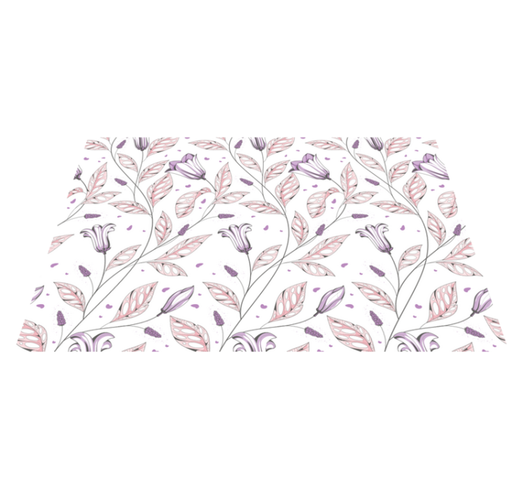 Original placemat floral pattern design - TenStickers