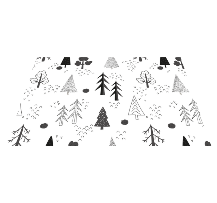 Nature inspired pattern placemat - TenStickers