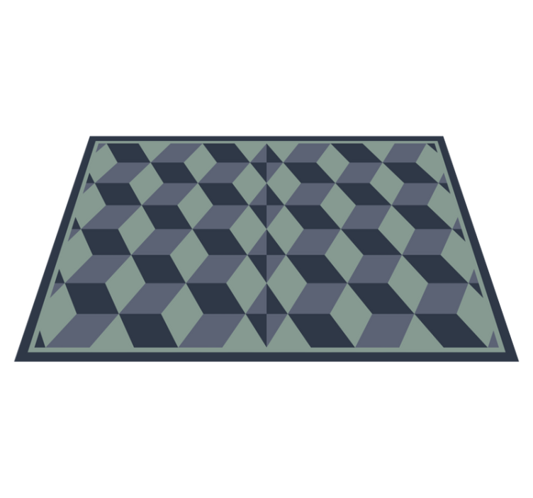 Christmas placemat with geometric pattern tiles - TenStickers