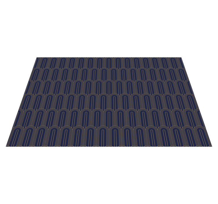 Modern placemat with graceful curved lines - TenStickers