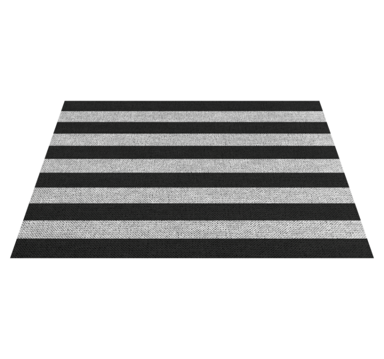 Modern placemat striped kitchen mat - TenStickers