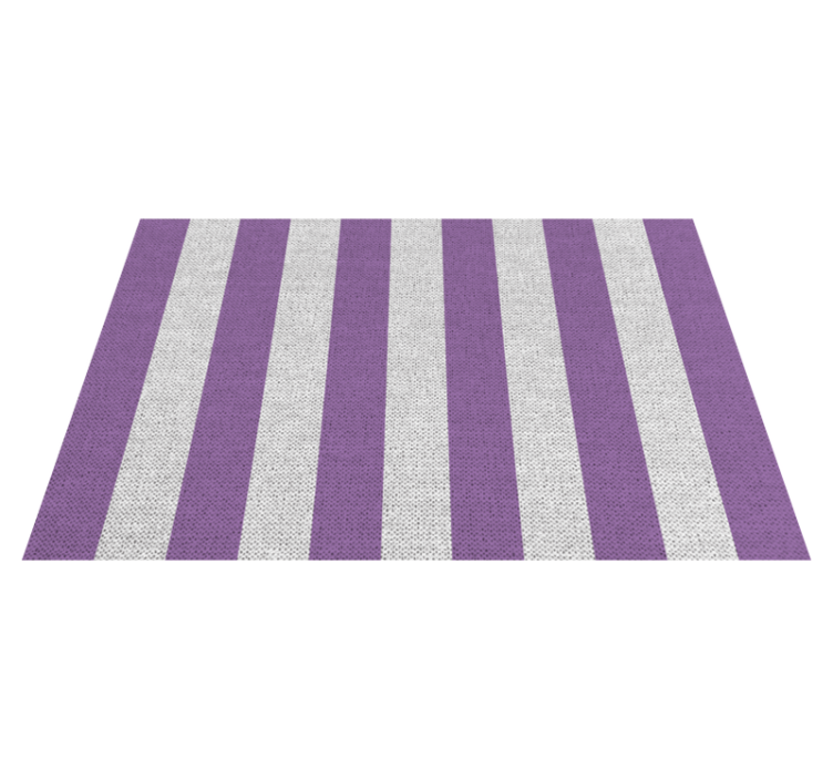 Placemat with purple striped surface - TenStickers