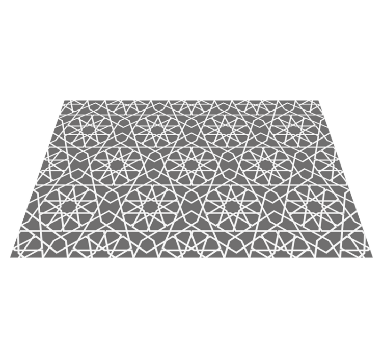 Geometric pattern rectangle placemat - TenStickers