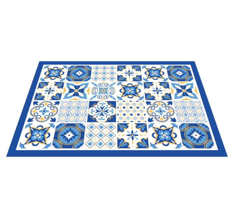 Original placemat classic tile design - TenStickers