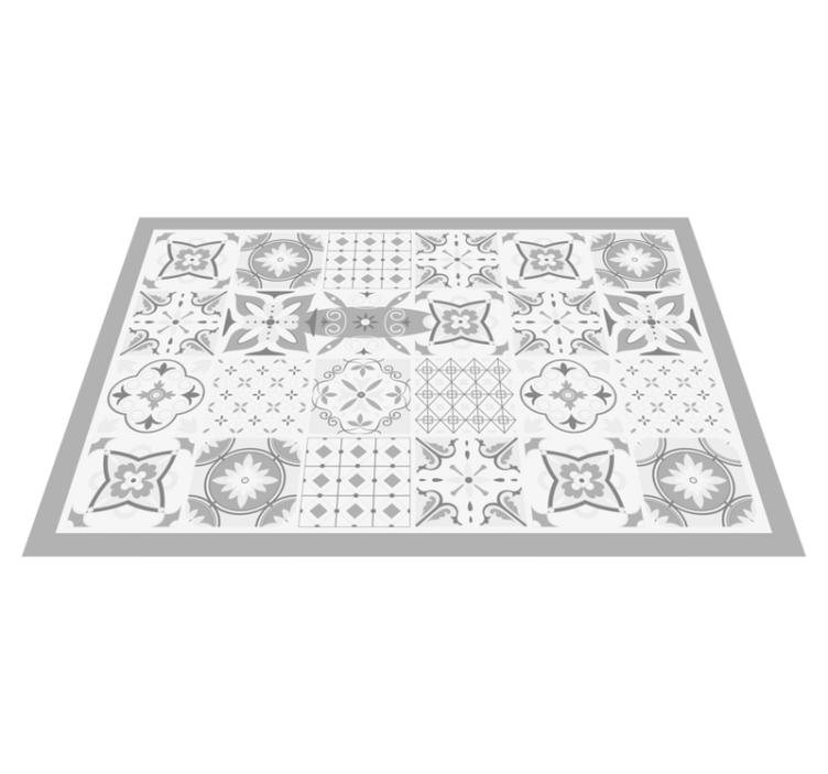 Placemat elegant monochrome patterns - TenStickers
