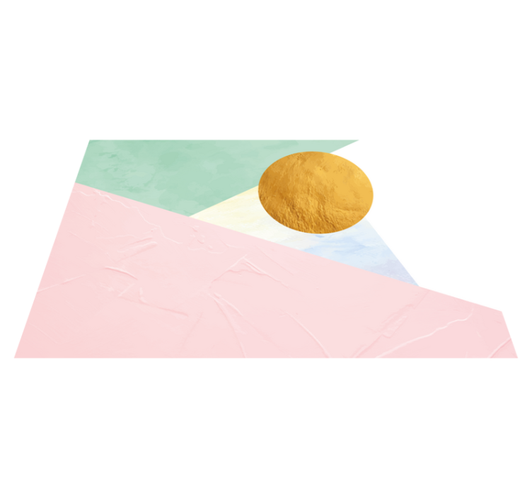 Modern placemat with textured geometric design - TenStickers